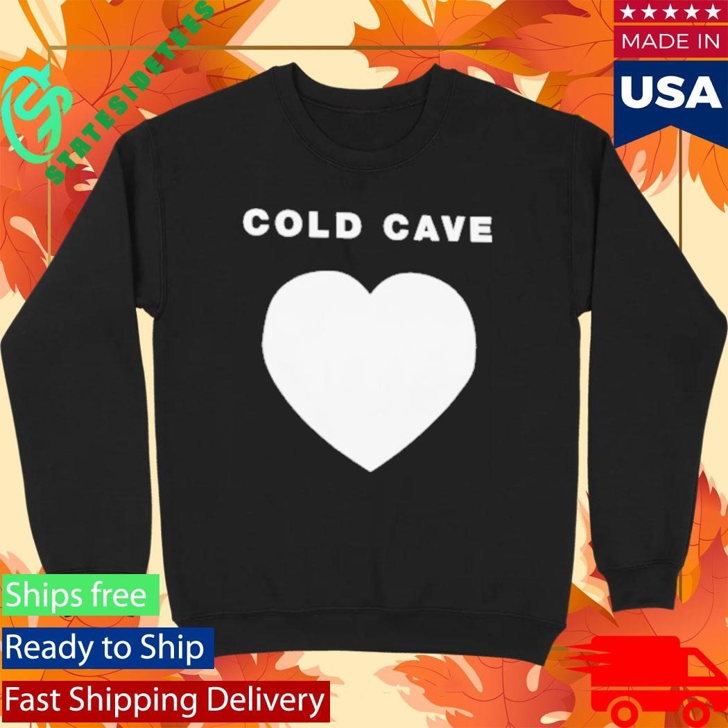 Heartworm Press Cold Cave Heart Shirt Unisex , , , Long Sleeve Tee
