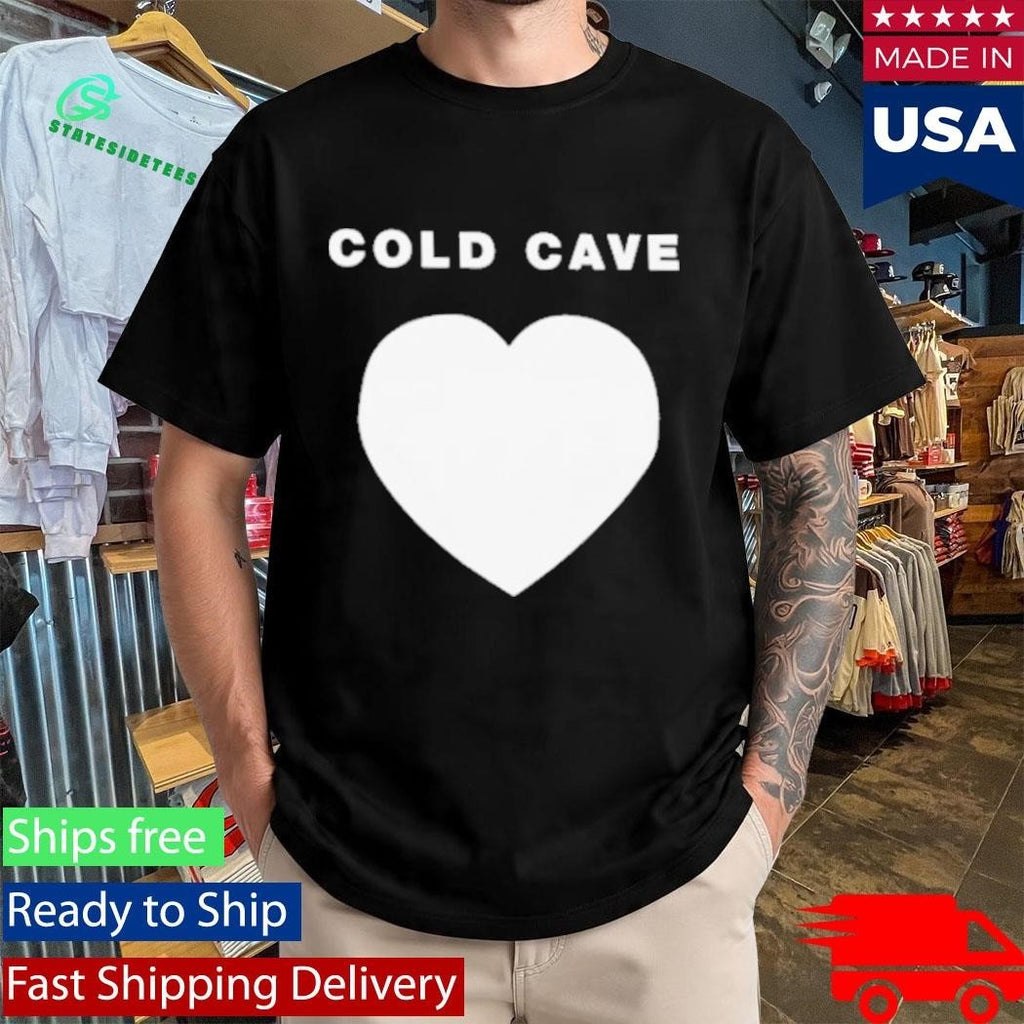 Heartworm Press Cold Cave Heart Shirt Unisex , , , Long Sleeve Tee