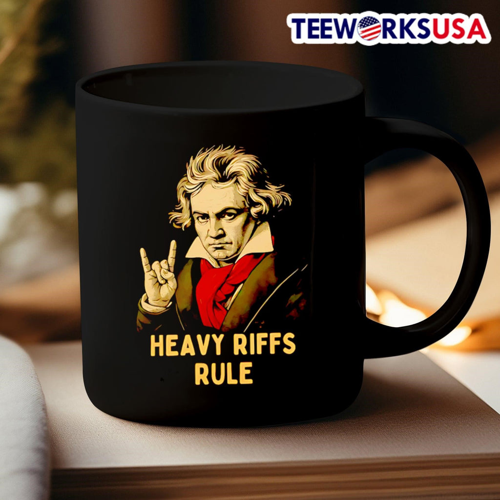 Heavy Riffs Rule Ludwig Van Beethoven Shirt