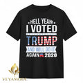 Hell yeah I voted Trump and will do it again 2028 tee Unisex , , , Long Sleeve Tee
