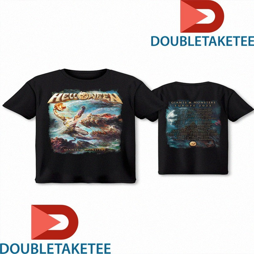 Helloween 40 Years Giants Europe Tour 2025 Unisex , , , Long Sleeve Tee