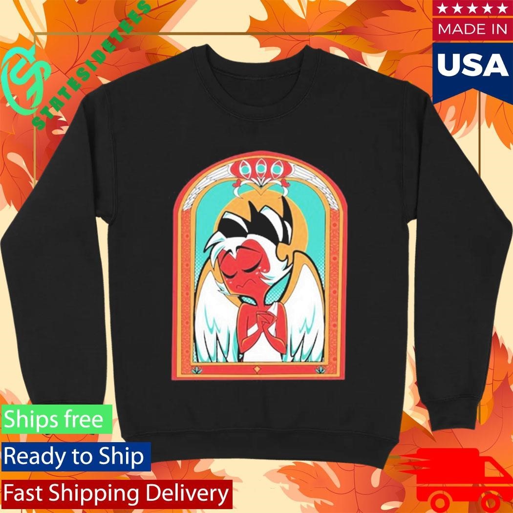 Helluva Boss Saint Fuckass Shirt Unisex , , , Long Sleeve Tee
