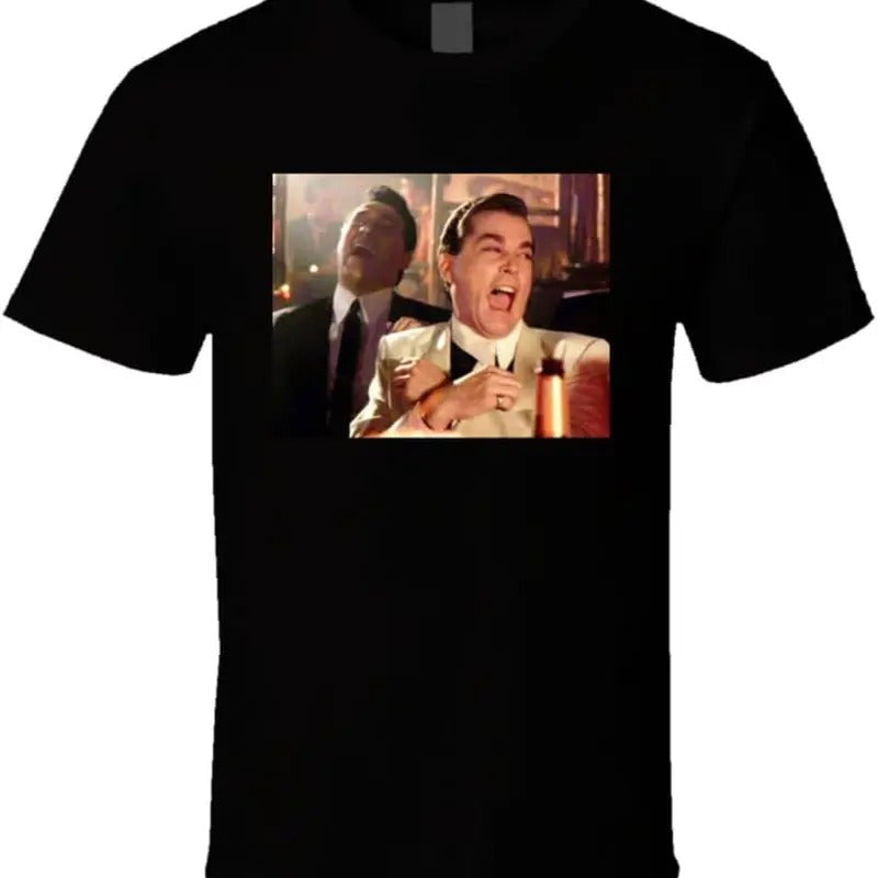 Henry Hill Goodfellas Laughing 90s Gangster Movie Fan T-Shirts
