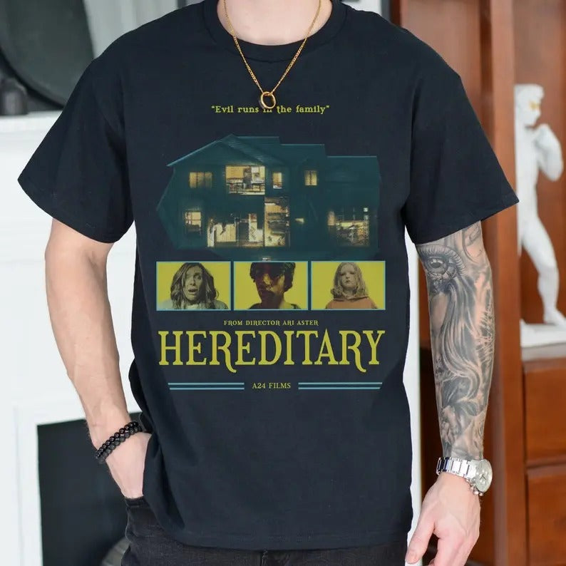 Hereditary Movie Shirt Ari Aster Grunge Shirt Retro Horror Movie Streetwear Memorabilia T-Shirts