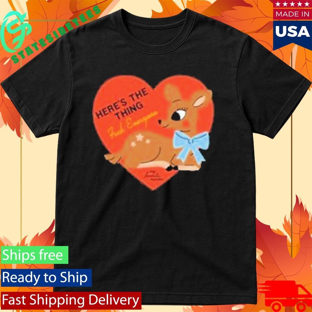 Here’s The Thing Deer Unisex , , , Long Sleeve Tee
