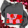 Hey Sugar Chenille Patch CHARCOAL T-Shirts