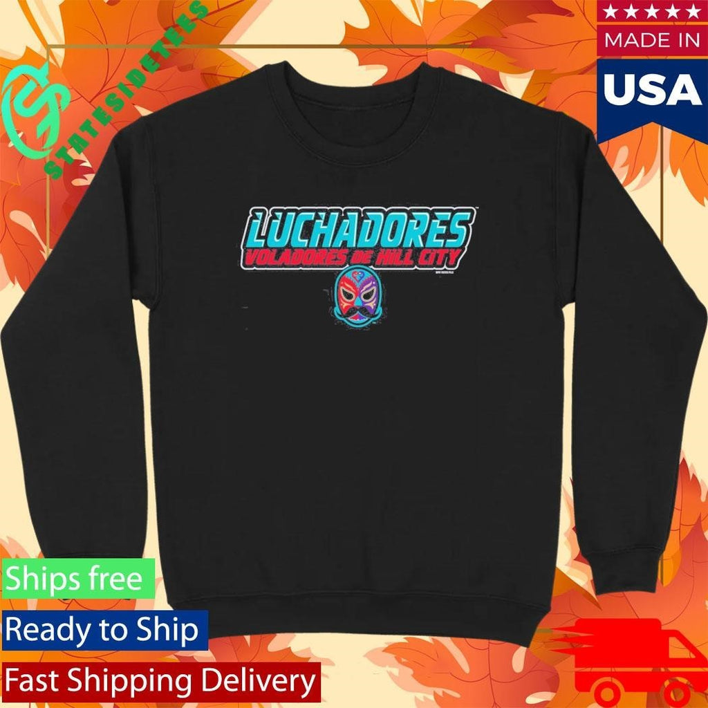 Hill City Howlers Luchadores Youth Performance Shirt Unisex , , , Long Sleeve Tee