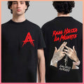 Hiphop Aaanuel Real Hasta La Muerte Vintage Y2k Print Top Streetwear T-Shirts