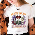 Hocus Pocus I Need Starbucks Focus Shirt Halloween Coffee Shirt Sanderson Sisters Brewing Co Shirt T-Shirts