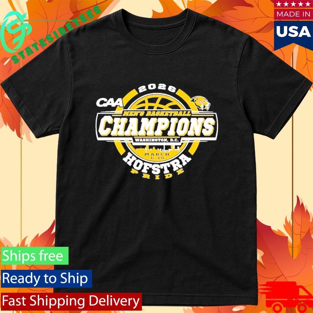 Hofstra University Pride 2026 CAA Men’S Basketball Tournament Champions Shirt Unisex , , , Long Sleeve Tee