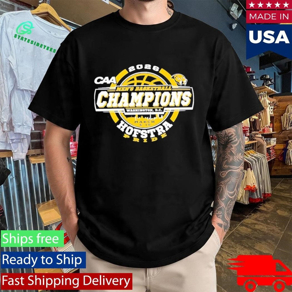 Hofstra University Pride 2026 CAA Men’S Basketball Tournament Champions Shirt Unisex , , , Long Sleeve Tee