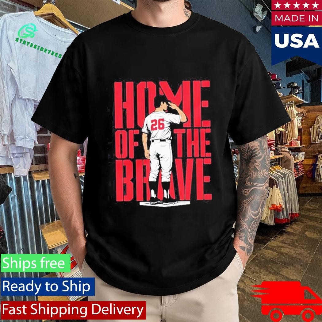 Home Of The Brave No 26 Baseball Shirt Unisex , , , Long Sleeve Tee