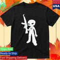 Homestuck Caliborn Silhouette Shirt Unisex , , , Long Sleeve Tee