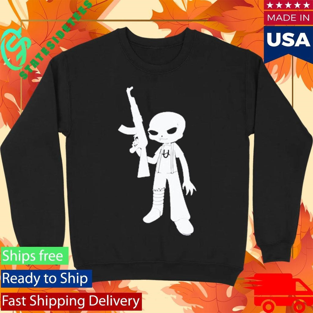Homestuck Caliborn Silhouette Shirt Unisex , , , Long Sleeve Tee