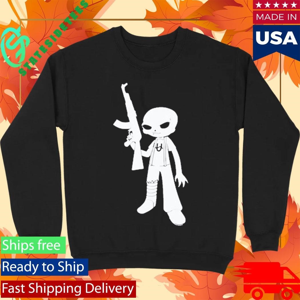 Homestuck Caliborn Silhouette Shirt Unisex , , , Long Sleeve Tee