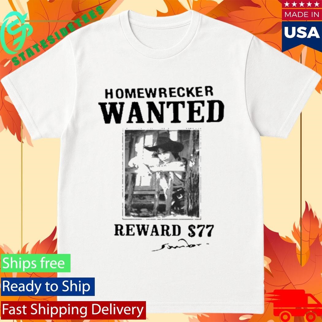 Homewrecker Sombr Wanted White Signed Shirt Unisex , , , Long Sleeve Tee