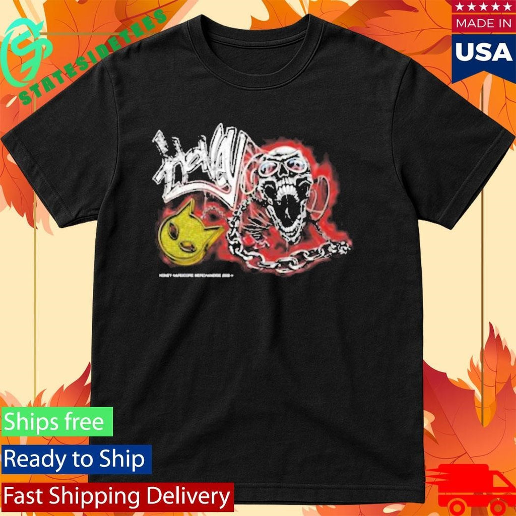 Honey Cold Steel Rage Skull Shirt Unisex , , , Long Sleeve Tee