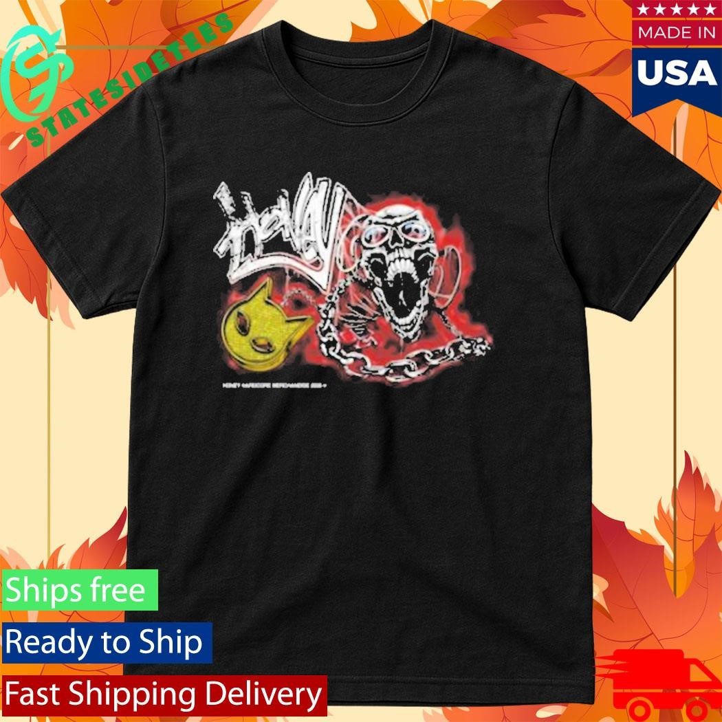 Honey Cold Steel Rage Skull Shirt Unisex , , , Long Sleeve Tee