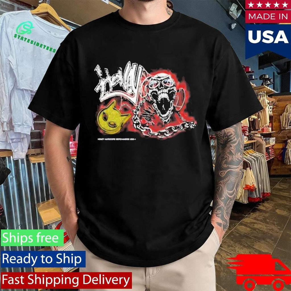 Honey Cold Steel Rage Skull Shirt Unisex , , , Long Sleeve Tee