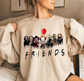 Horror Characters Friends Halloween Horror Characters Shirt Friends Halloween Shirt Horror Movie Characters Shirt Halloween Womenswear Tops T-Shirts