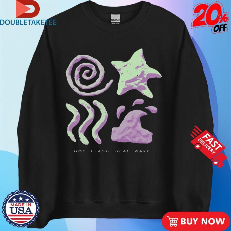 Hot Flash Heat Wave Icons Unisex , , , Long Sleeve Tee