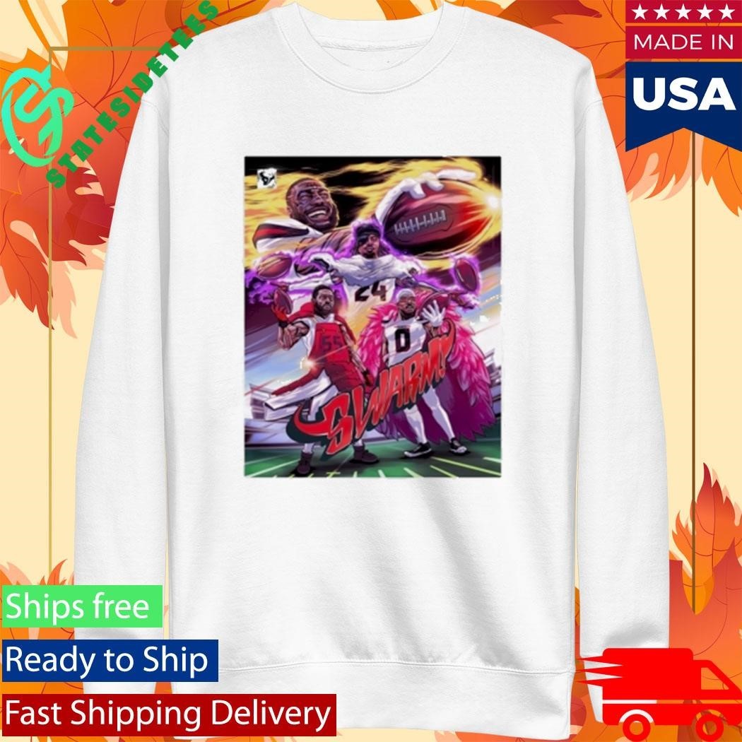 Houston Texans Swarm 2026 Shirt Unisex , , , Long Sleeve Tee