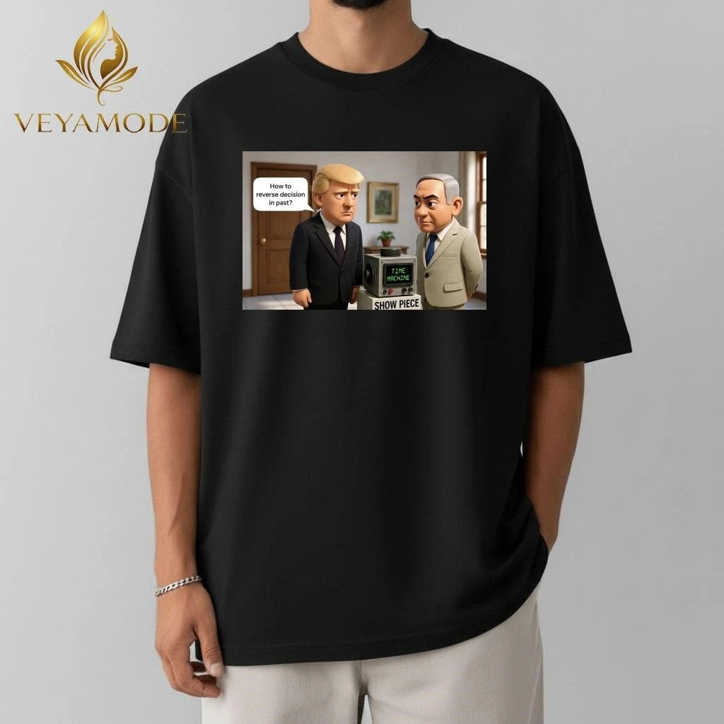 How to reverse decision in past Trump Netanyahu tee Unisex , , , Long Sleeve Tee