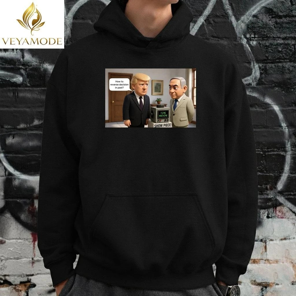 How to reverse decision in past Trump Netanyahu tee Unisex , , , Long Sleeve Tee