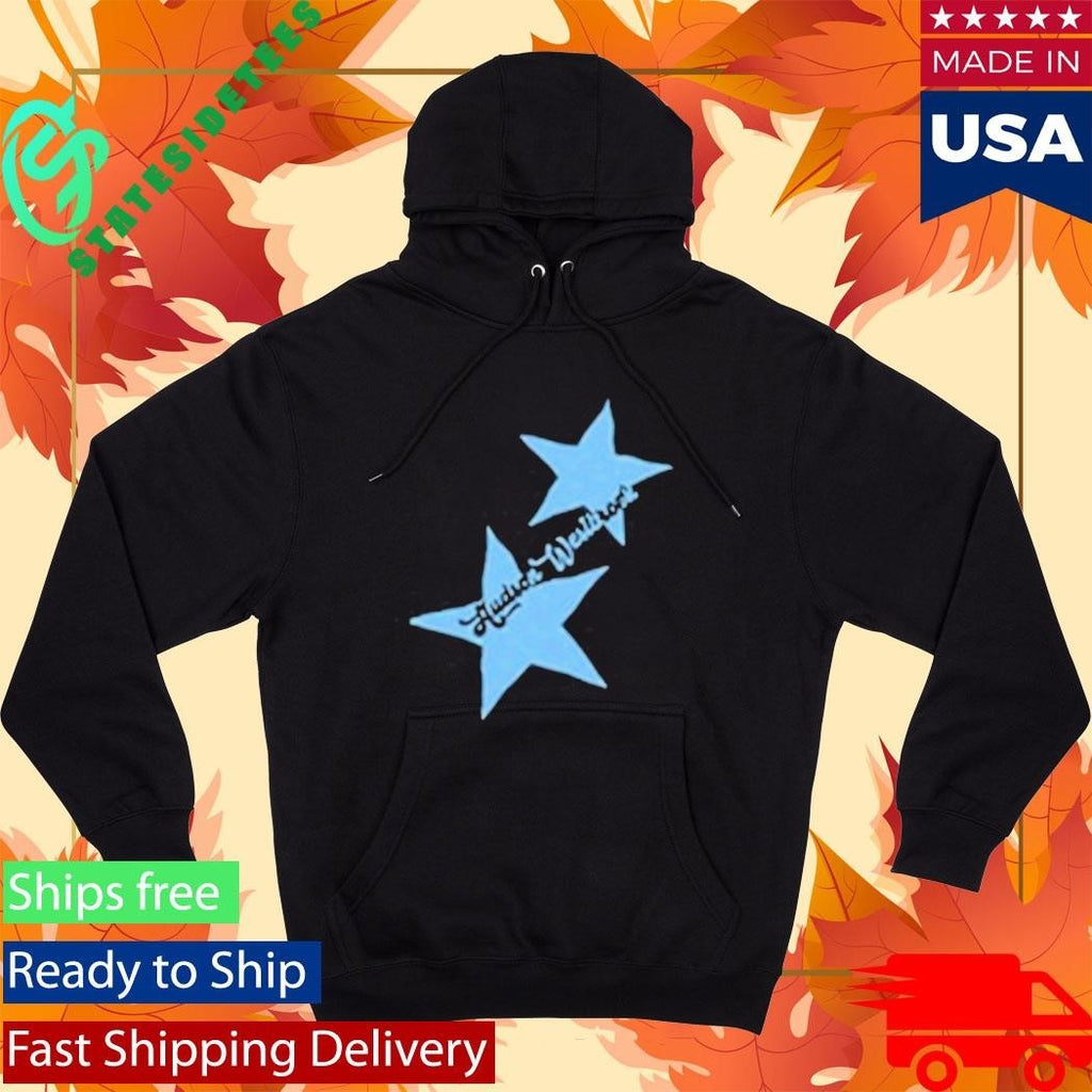Hudson Westbrook Blue Star Black Comfort Colors Shirt Unisex , , , Long Sleeve Tee