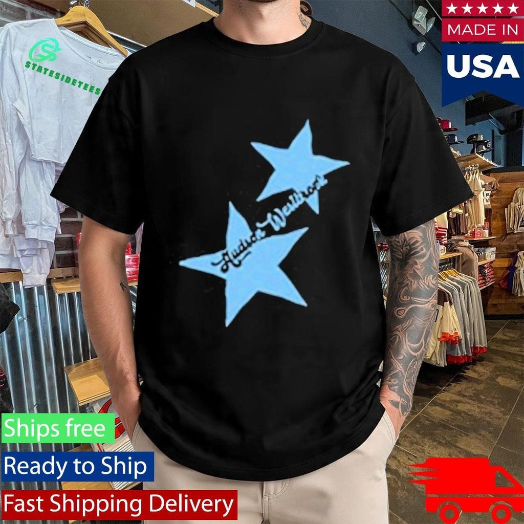 Hudson Westbrook Blue Star Black Comfort Colors Shirt Unisex , , , Long Sleeve Tee