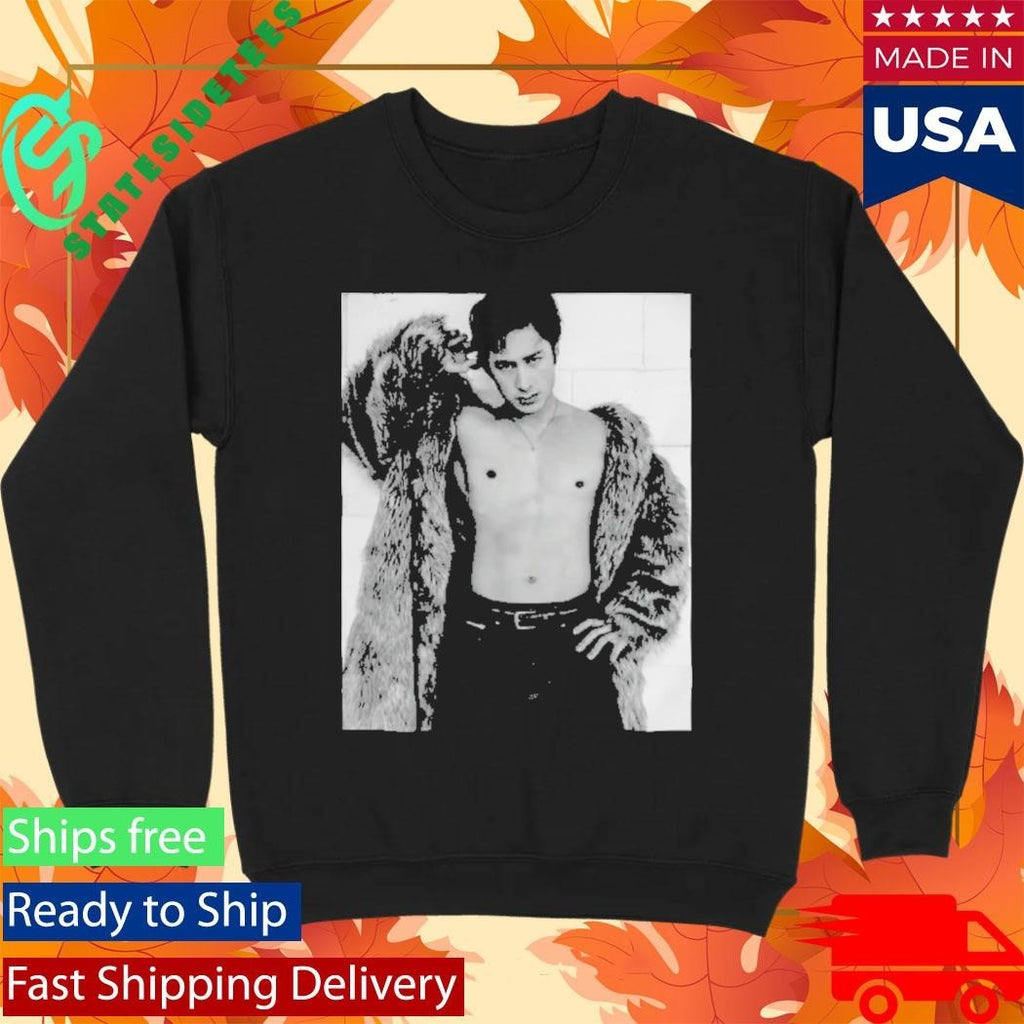 Hudson Williams Fur Coat Shirt Unisex , , , Long Sleeve Tee