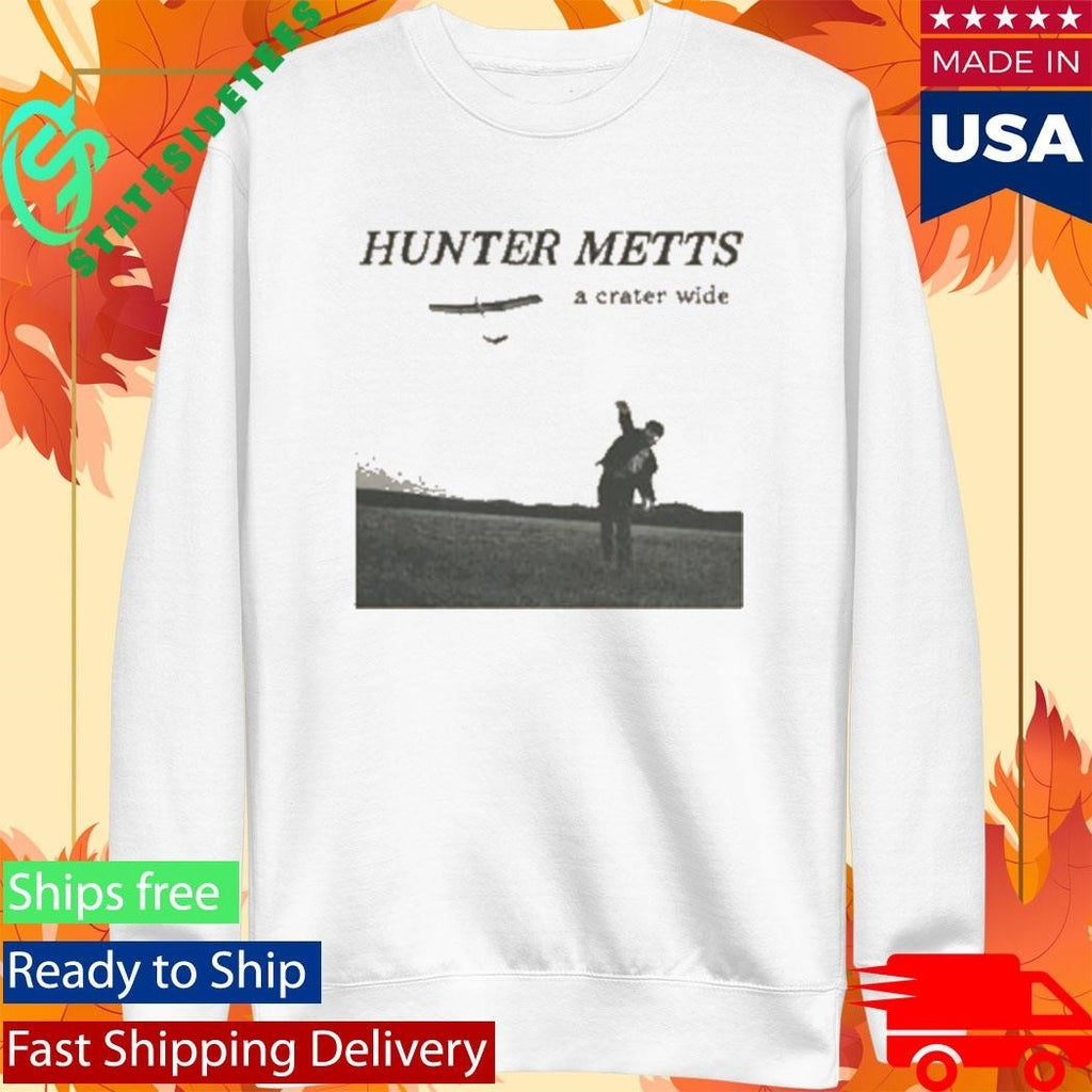 Hunter Metts A Crater Wide Shirt Unisex , , , Long Sleeve Tee