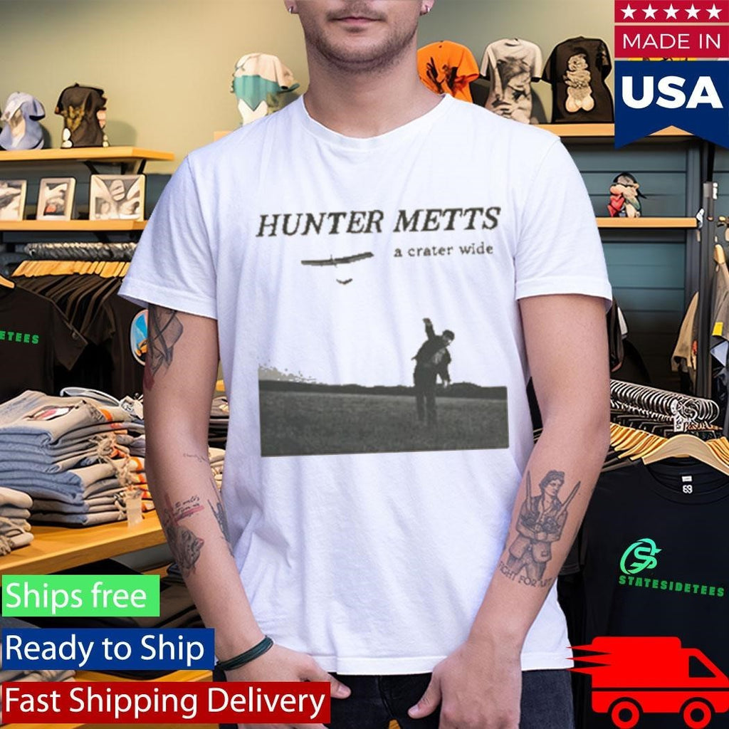 Hunter Metts A Crater Wide Shirt Unisex , , , Long Sleeve Tee