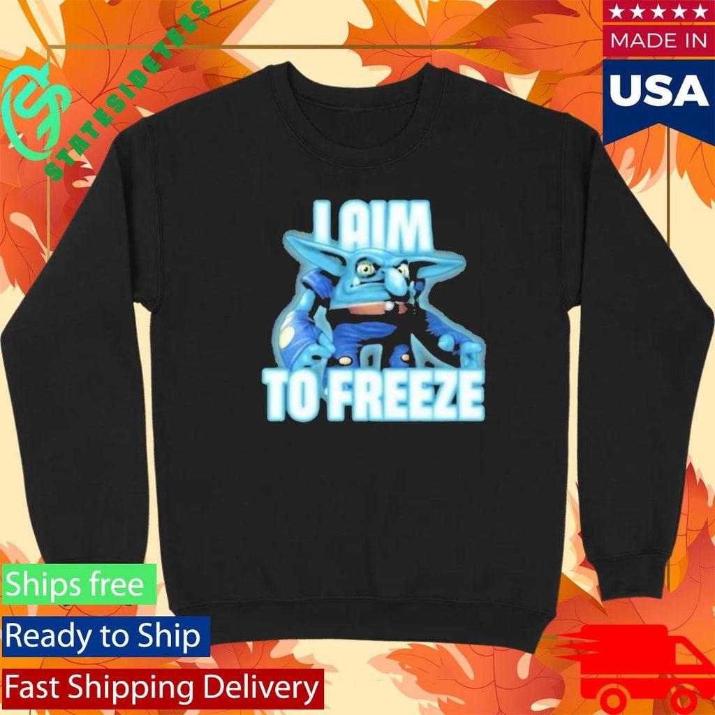 I Aim To Freeze Chill Bill Skylanders Shirt Unisex , , , Long Sleeve Tee