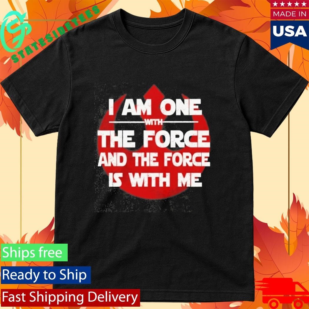 I Am One With The Force And The Force Is With Me Shirt Unisex , , , Long Sleeve Tee