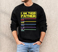 I Am Their Father Personalized Shirt Dad Shirt Father Shirt Custom Shirt Lightsabers Daddy Shirt Menswear Top T-Shirts