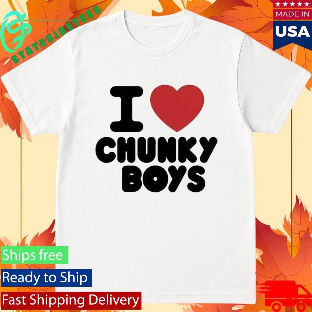 I Heart Chunky Boys Shirt Unisex , , , Long Sleeve Tee