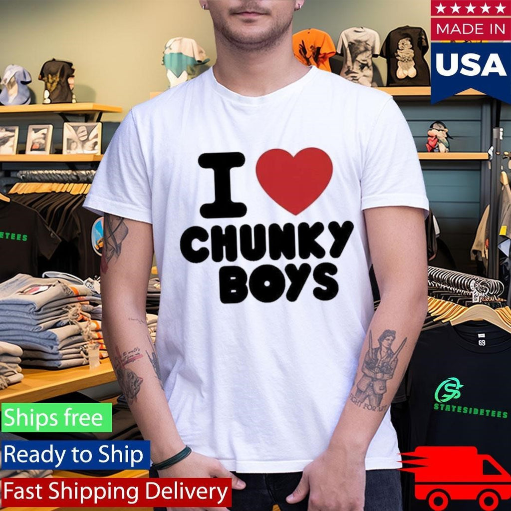 I Heart Chunky Boys Shirt Unisex , , , Long Sleeve Tee