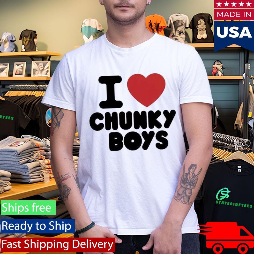 I Heart Chunky Boys Shirt Unisex , , , Long Sleeve Tee