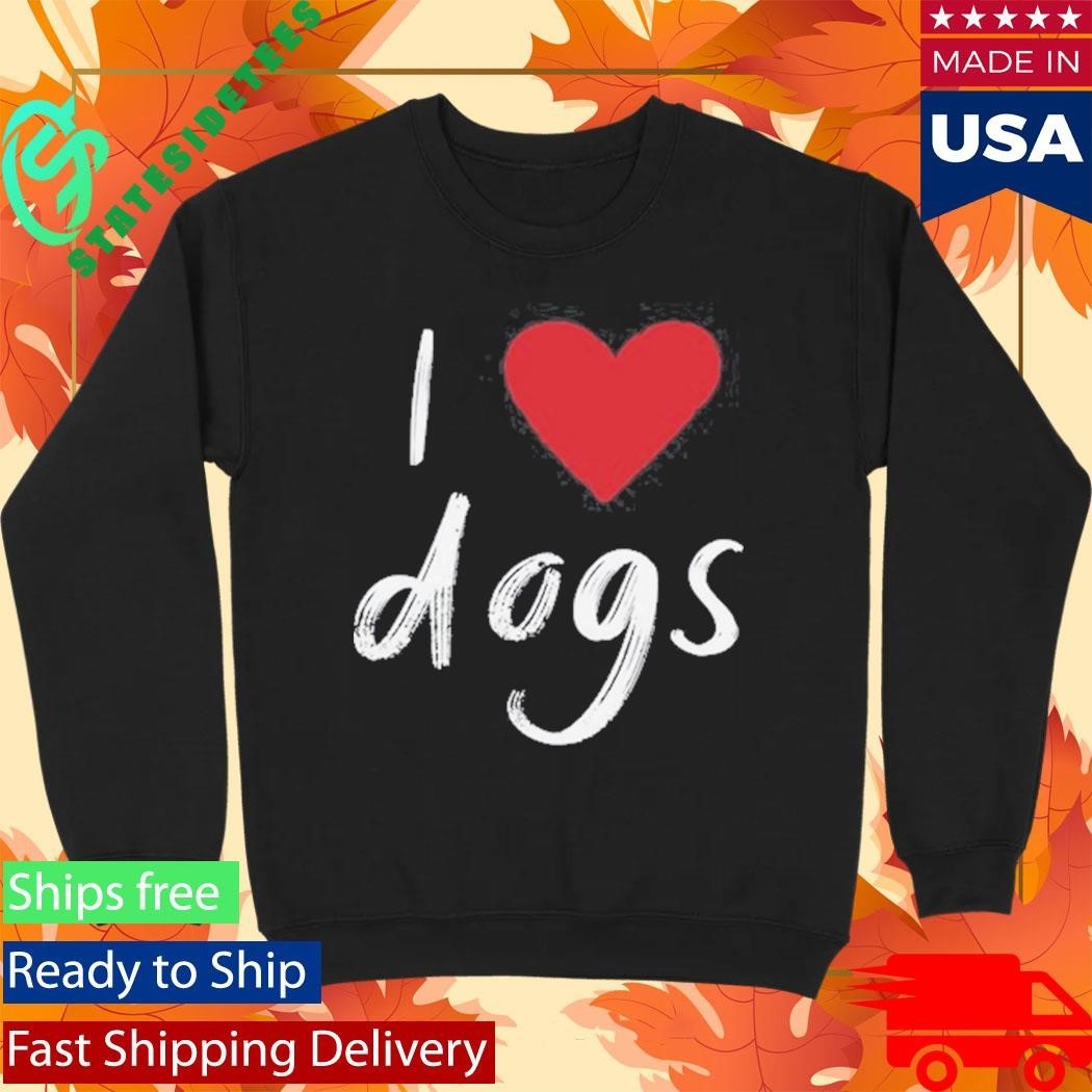 I Heart Dogs Unisex , , , Long Sleeve Tee