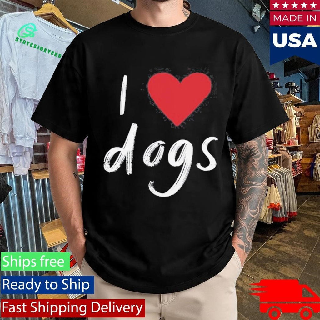 I Heart Dogs Unisex , , , Long Sleeve Tee