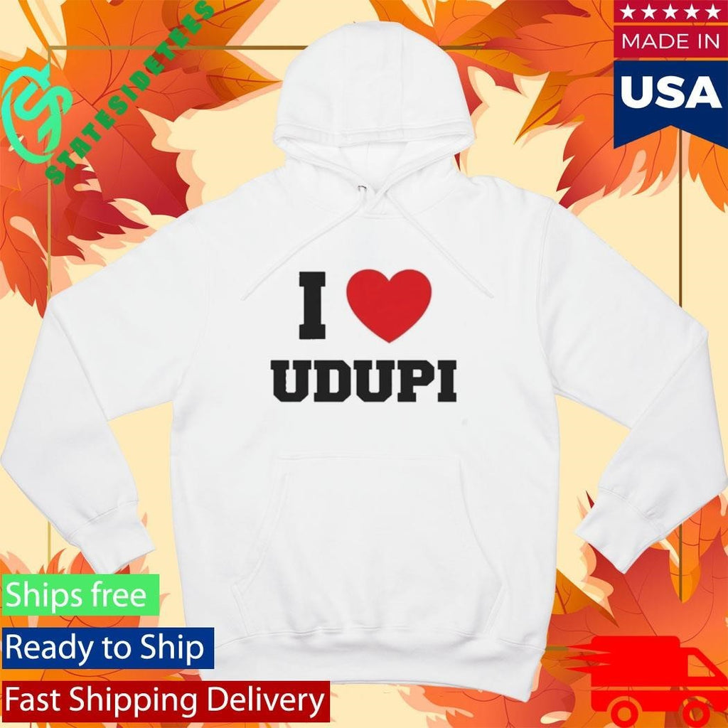 I Heart Udupi Shirt Unisex , , , Long Sleeve Tee