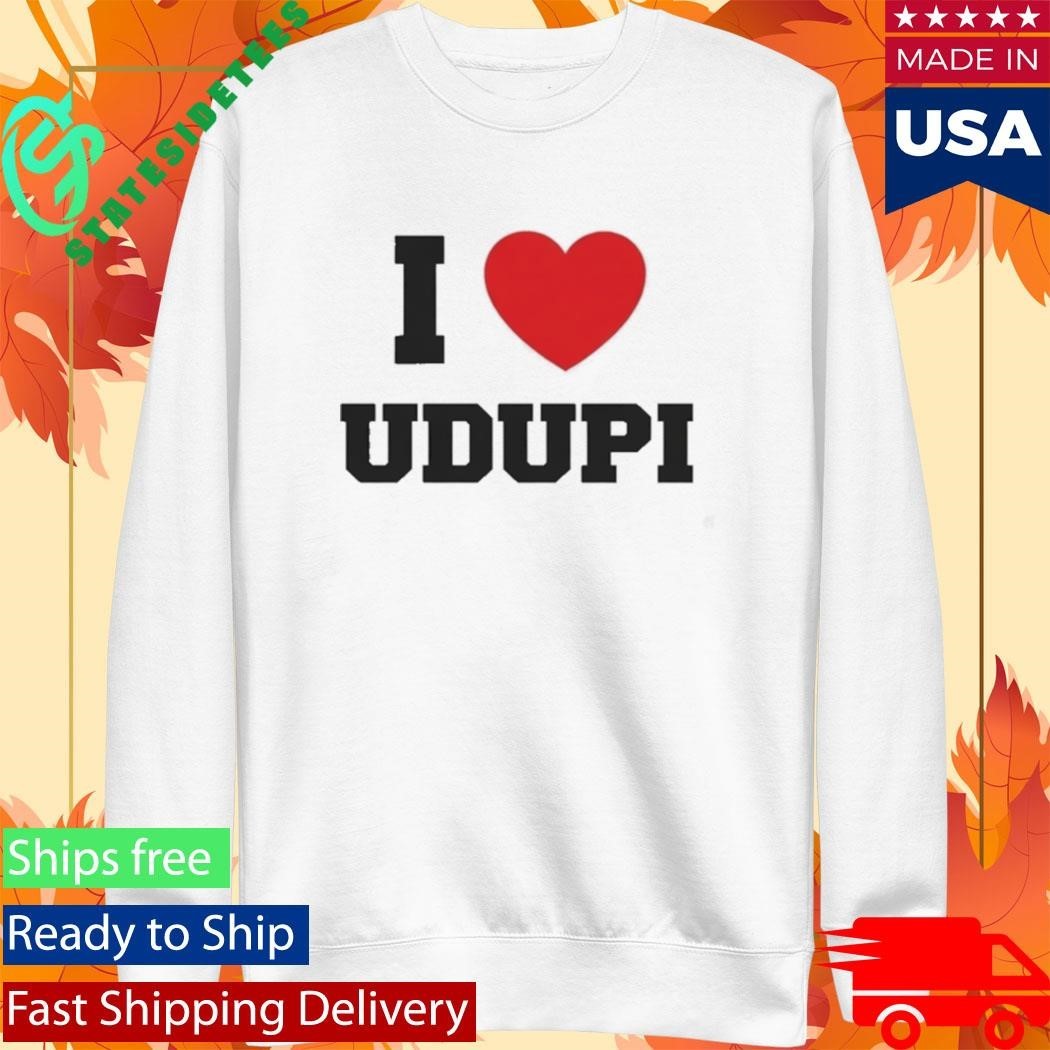 I Heart Udupi Shirt Unisex , , , Long Sleeve Tee