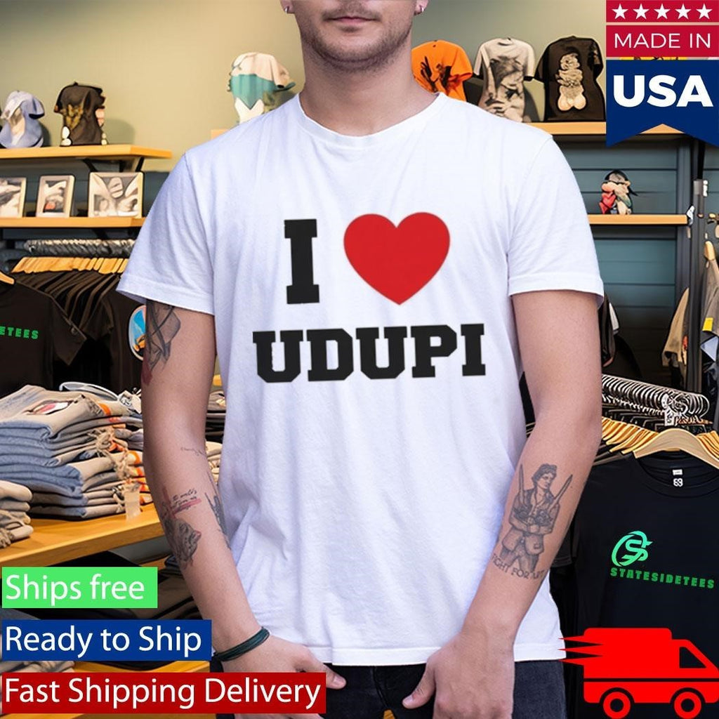 I Heart Udupi Shirt Unisex , , , Long Sleeve Tee