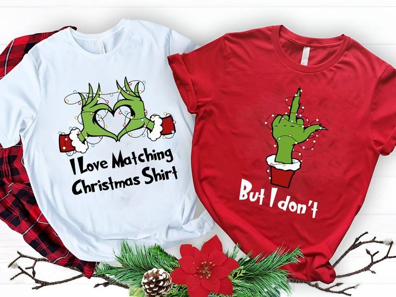 I Love Matching Shirts But I Don'T Matching Couple Matching Funny Couple T-Shirts