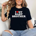 I Love My Brother Cotton 100% Short Sleeve Top Womenswear T-Shirts