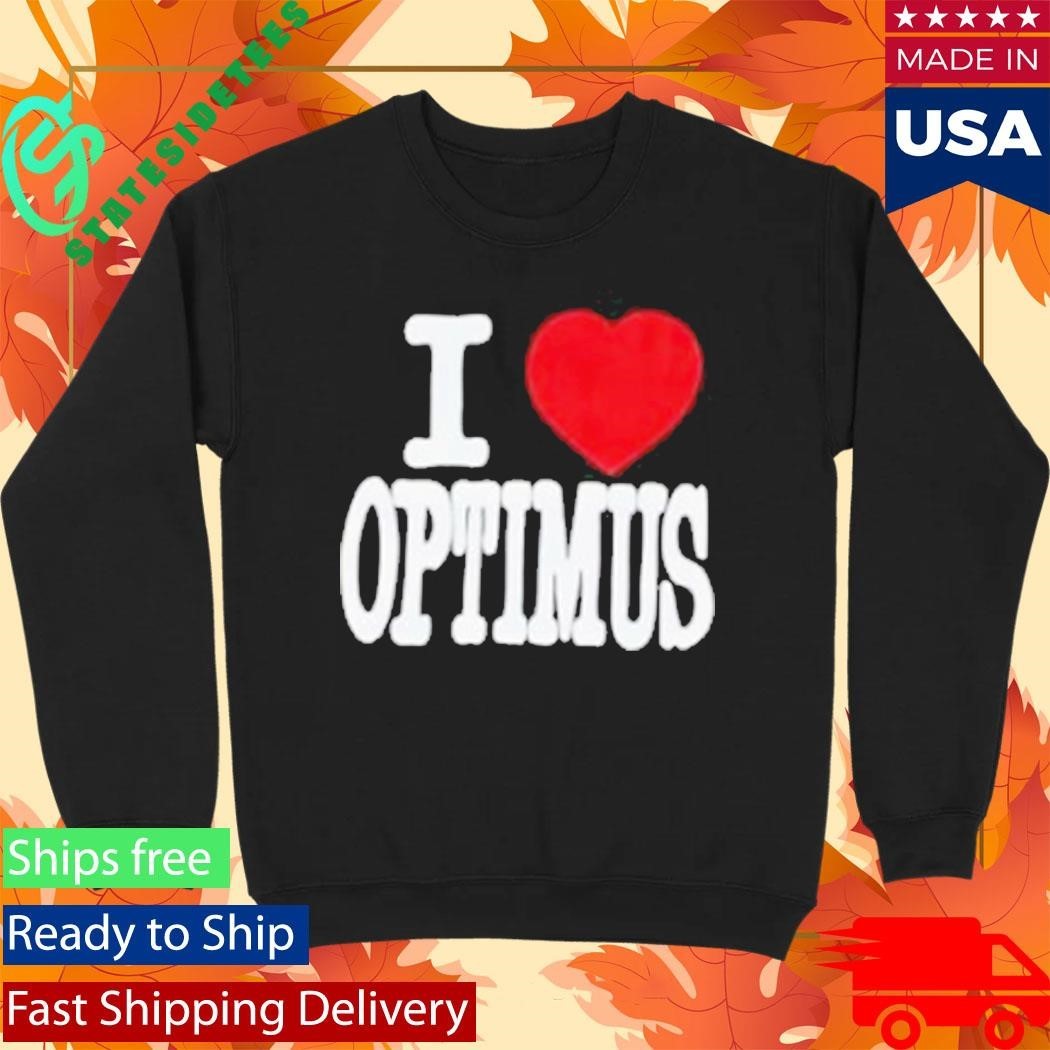 I Love Optimus Shirt Unisex , , , Long Sleeve Tee