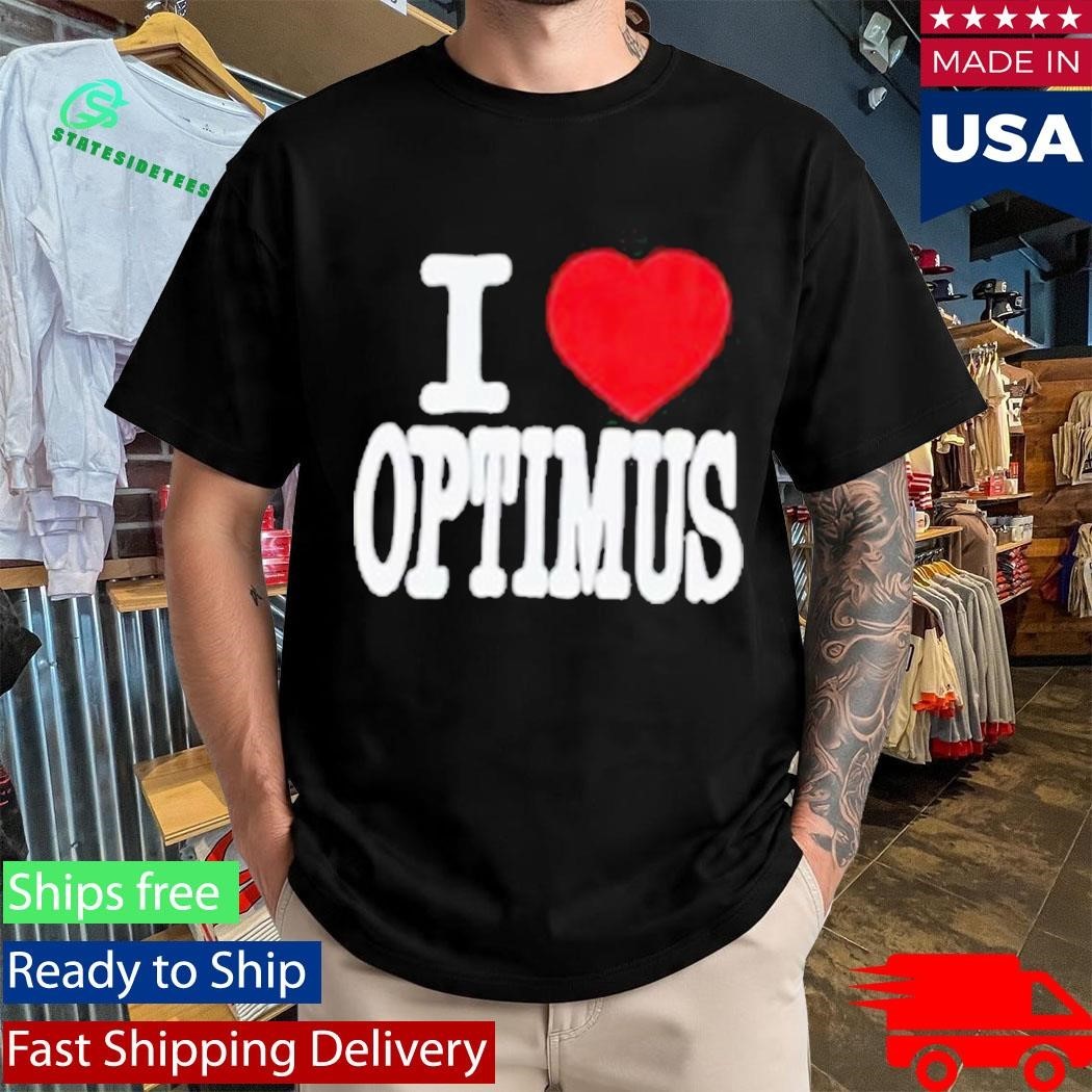 I Love Optimus Shirt Unisex , , , Long Sleeve Tee