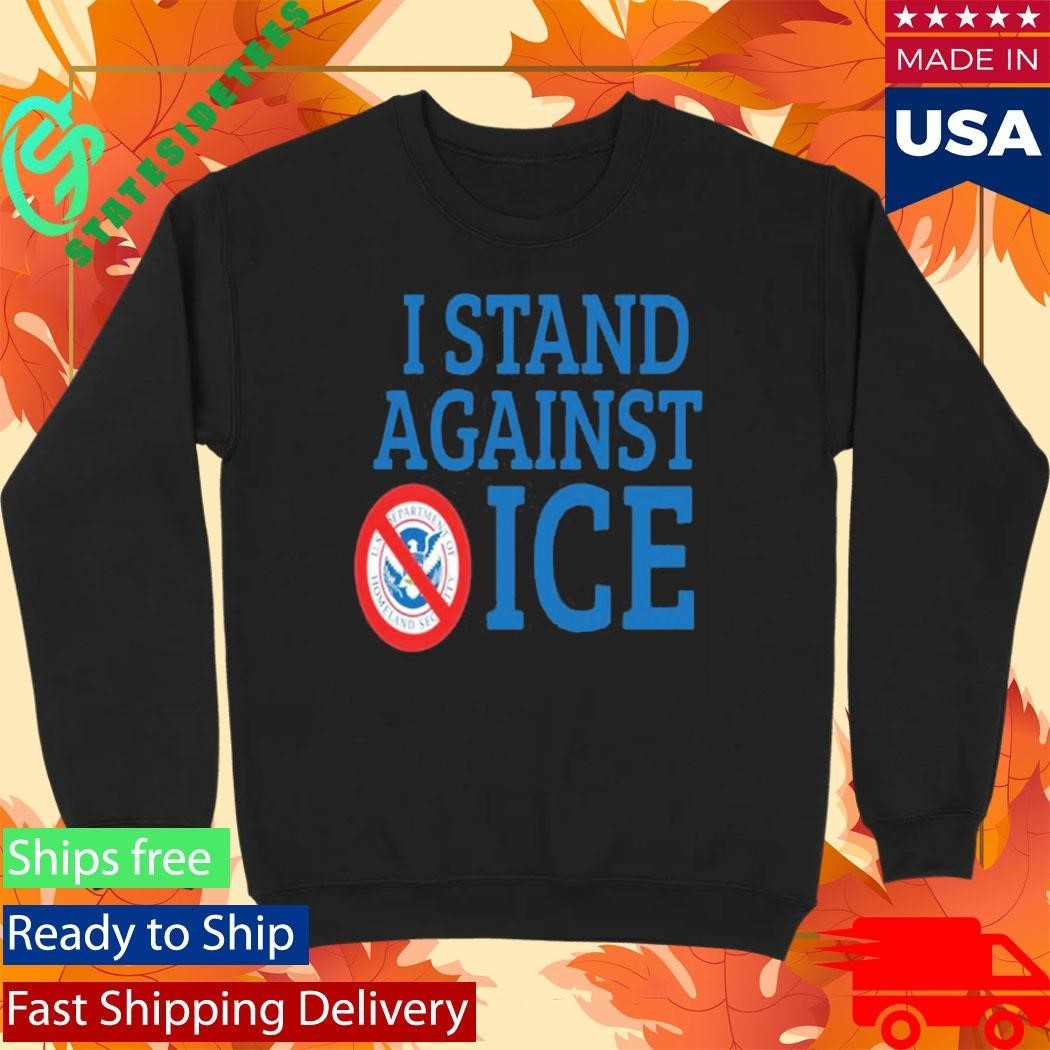 I Stand Against Ice Black Shirt Unisex , , , Long Sleeve Tee