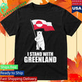I Stand With Greenland Unisex , , , Long Sleeve Tee